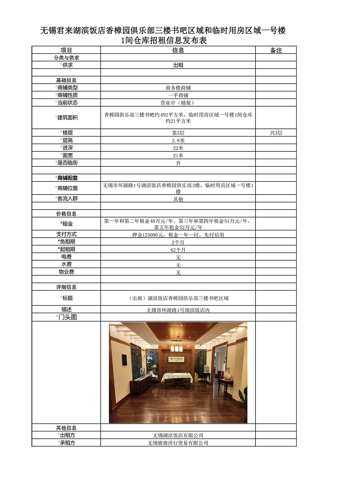 03-02-無錫君來湖濱飯店香樟園俱樂部三樓書吧區(qū)域和臨時(shí)用房區(qū)域一號(hào)樓1間倉(cāng)庫(kù)招租成交信息發(fā)布表.jpg
